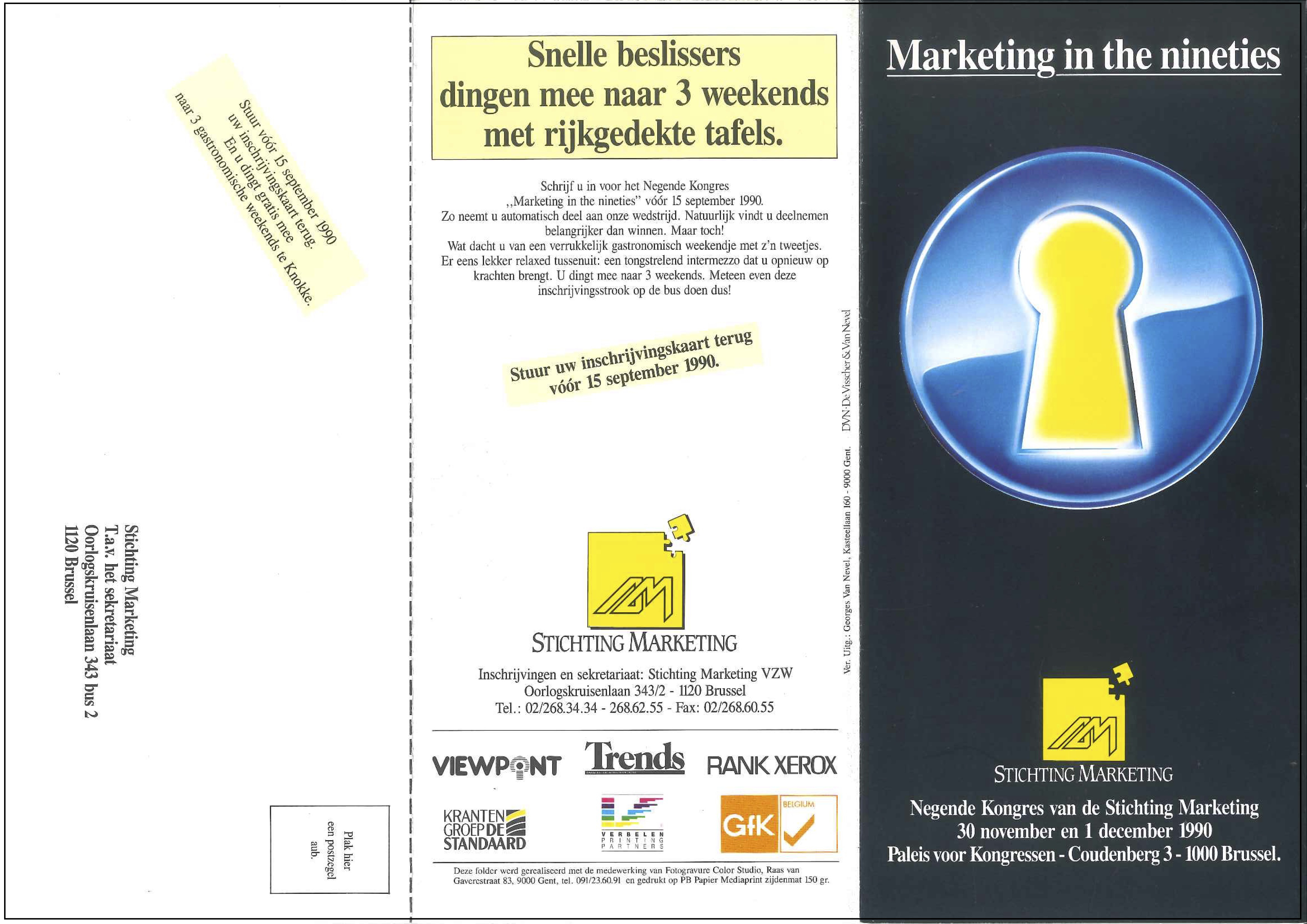 Brochure Marketing Congress 1990