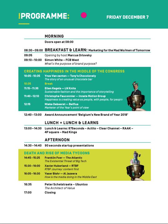 Programme Congress 2018